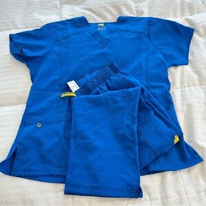 WonderWink XL scrub set Four-Stretch Women's Modern Fit in Blue